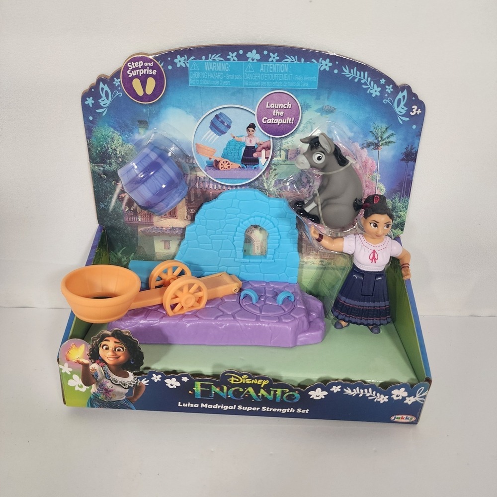 Disney Encanto Luisa Madrigal Super Strength Set Jakks 2022 New Playset